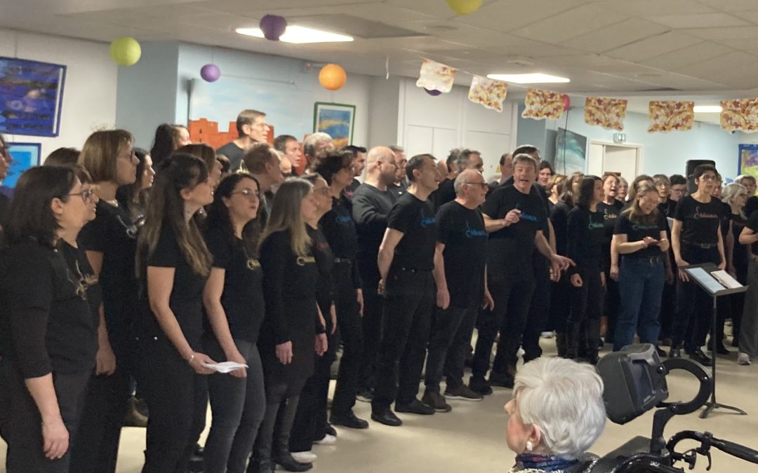 Une aubade au foyer médicalisé de Mareil-Marly